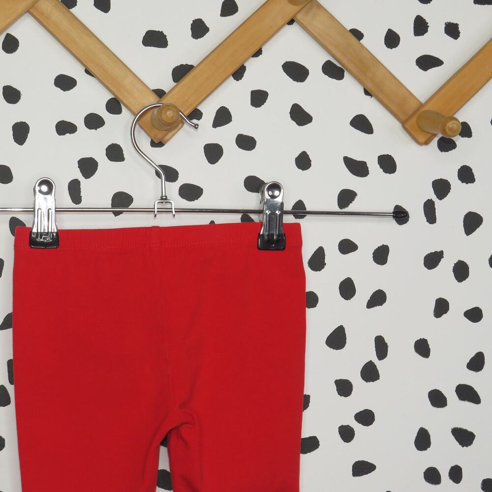 OskKosh Red Capri Pull On Toddler Leggings - Picture 4 of 6
